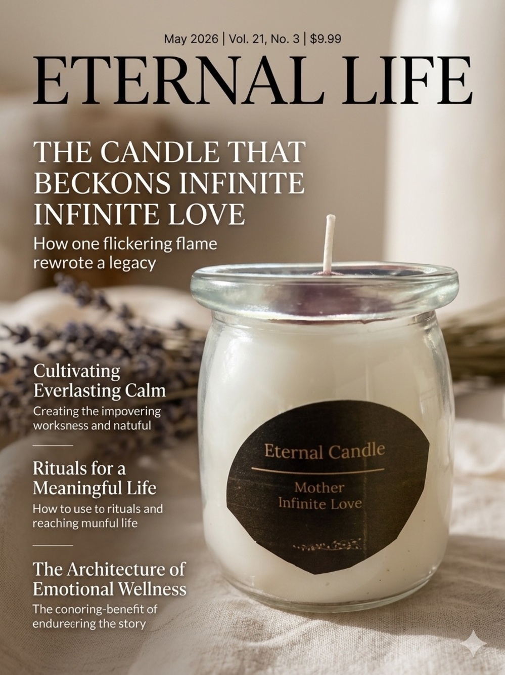 Celebrate love that never fades with this 4oz Jasmine candle – Mother: Infinity